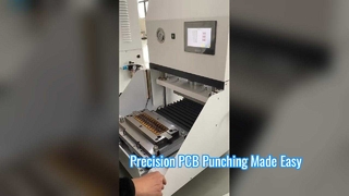 Precision PCB FPC Servo Hydraulic Punching Machine