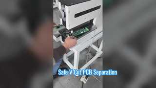 Máquina depaneladora neumática de PCB YUSH: Separación de PCB con corte en V más segura